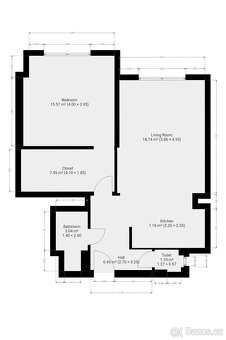 Pronájem bytu 2+kk, Peckova, Karlín,  28500 Kč/měs, 64 m2 - 20