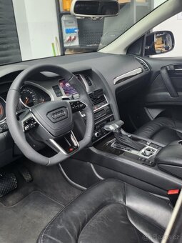 AUDI S volant A6 C8 A8 SQ8 Q8 kozeny zkoseny perforovany - 20