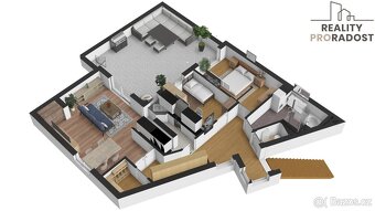 Prodej bytu 3+1 s obrovskou terasou a garáží u Prokopáku - 20