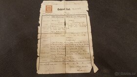 Staré dokumenty, letáky, telegramy, slovníky - 20