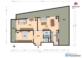 Prodej bytu 3+kk 79 m2 Sluneční náměstí, Praha - 20