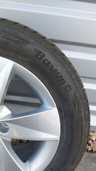 Alu kola 5x100 r15 originál škoda fabia zimní pneu - 20