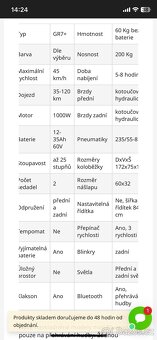 Elektrická koloběžka EcoWheel GR7+ 1000W - 20
