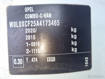 Opel Combo, NOVÁ STK, BEZ KOROZE, - 20