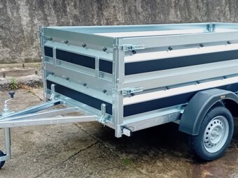 Univerzální velký přívěsný vozík 2xosa 3,0mx 1,5m,řidičák B - 20