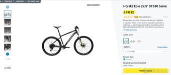 Horské kolo RockRider ST530 L / 27,5", hydraulické brzdy - 20