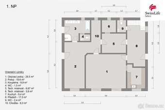 Prodej rodinného domu 209 m2 Praha - 20