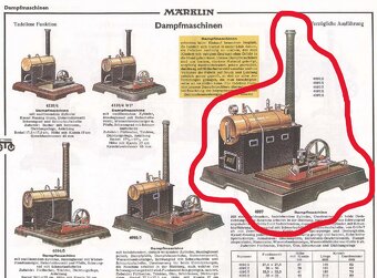 Předválečný parní stroj MÄRKLIN - 20