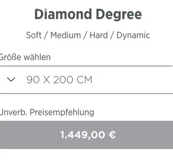 Luxusní matrace Dunlopillo Diamond 90x200cm - NOVÉ - 20