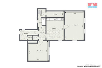 Prodej bytu 2+1, 136 m², Březová, ul. Hamerská - 20