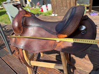 Westernové sedlo ultra-flex deuber & partner+podbřišník - 20
