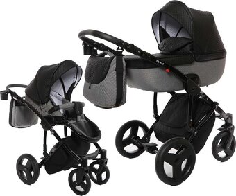 Prodám krásný kočárek Junama dvojkombinace - 20