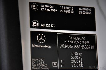 Mercedes Benz Sprinter 513 CDi 6st, VALNÍK, ČR, ODP.DPH, 1.M - 20