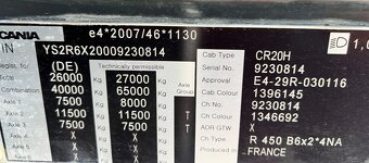 9181 - Scania R450 - 6x2 - Nosič kontejnerů – EURO 6  - 20