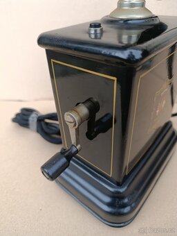 Velmi starý dánský telefon Jydsk, hezký kus - 20