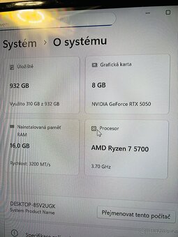 Ryzen 7 5700, 16GB DDR4, 1TB m.2 SSD , RTX 5050 8GB,Win 11 - 20