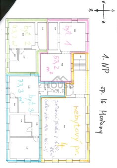 Nově zrekonstruovaný byt 2+kk, 44,51 m2, v obci Hořany - 20