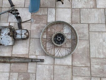 Jawa 50 pionyr, typ 20, puvodni lak holubi modr - 20