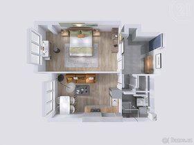 Prodej kompletně zrekonstruovaného byty 2+kk, 49 m2 - Praha, - 20