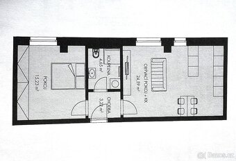 Pronájem zcela nového bytu 2+kk OV 50m² Třešť - 20