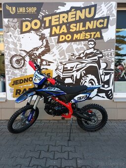 Pitbike Thunder 140cc 19x16 E-start červená - 20