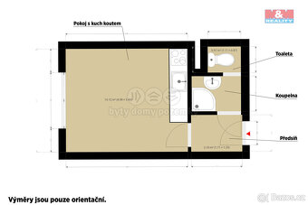 Pronájem bytu 1+kk, 20 m², Klatovy, ul. Pod Hůrkou - 20