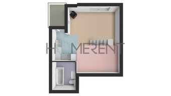 Útulné 1+kk s vyvýšeným spaním a balkónkem u Folimanky – kli - 20