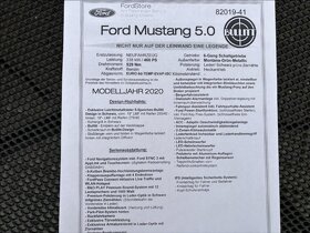 Ford Mustang Bullit 5,0V8,V Záruce,1.Maj,ServisFord,vč.DPH - 20