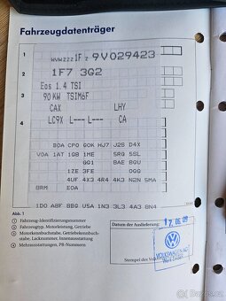 VW Eos 1.4 TSI 90 kW 2009, 143.900 km TOP stav Dovoz SRN - 20