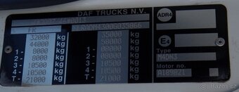 9252 - DAF CF 460 - 8x4 - Sklápěč S2 – Bordmatik – EURO 6  - 20