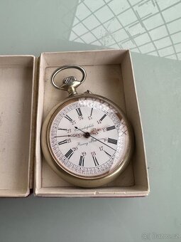 Velmi zajímavé masivní kapesní hodinky s central.ručičkou - 20