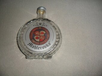 šampusky, lékárna sklo/keramika, Becher, souprava NDR,karafy - 20