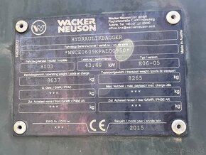 Prodám pásový bagr Wacker Neuson 8003 - 20