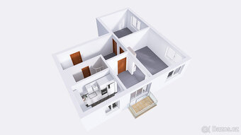 Pronájem prostorného bytu 2+1 s jídelnou a balkonem, 82 m²,  - 20
