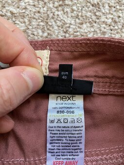 Kvalitní dámské širší rifle Next Denim do zvonu - L - 20