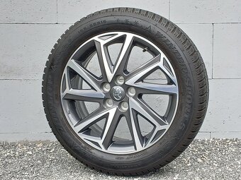 Zimní orig alu kola Toyota Yaris Dunlop 195/55/16 vzorek 8mm - 20