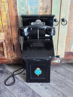Starožitný krásný telefon L.M.ERICSSON AC-140, rok 1933 - 20
