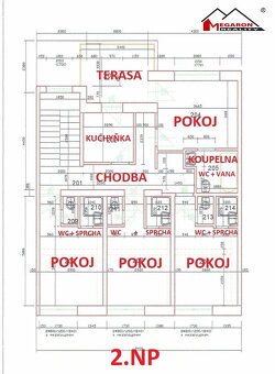 RD 2+1 a 4+1, k bydlení nebo jako ubytovna, pozemek 236 m2 - 20