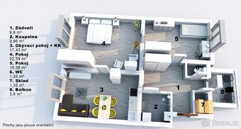Prodej pěkného zděného bytu 3+kk , Pardubice, Nerudova ul. - 20
