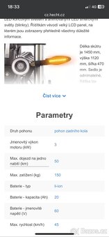 Elektroskutr HECHT TERRIS BLACK elektrokoloběžka - 20