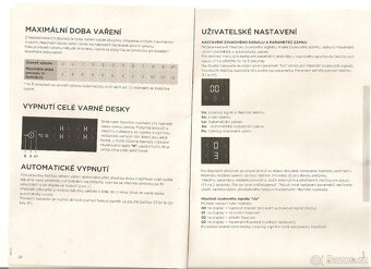 Indukční varná MORA VDIT 653 C / Mora VDIT 651C - 20