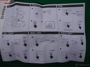 Mastech MS6612 Profesionální Luxmetr 0 - 200 000 Lux nový - 20
