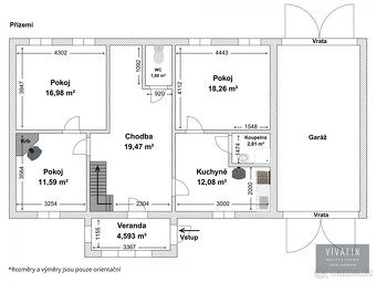 Rodinný dům k rekonstrukci v Kamberku 4+1, zast.plocha 118 m - 20