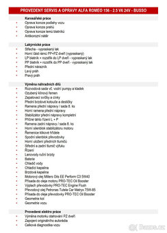Alfa Romeo 156 2.5 V6 24V - 141 kW - 20