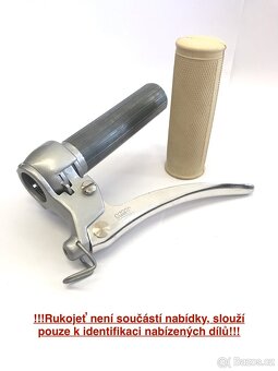 Magura - otočná rukojeť, páka spojky, aretace páky, návlek - 20