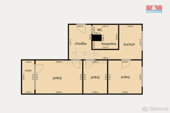 Prodej bytu 2+1, 60 m², Sokolov, ul. Jelínkova - 20