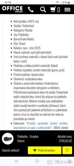 Timberland pánské tenisky vel. 44 kožené - 20