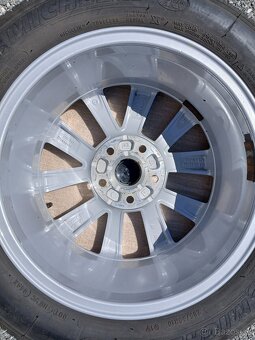 Pěkná kompletní orig alu Škoda Octavia 3, 205/55/16 - 20