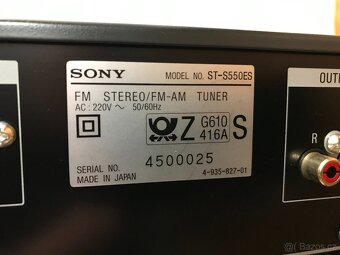 Sony-ST-S550ES/HK-TU929/Onkyo T-4250 - 20