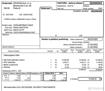 Mercedes-Benz CLA 180 SB AMG, aut., adap. temp., tažné TOP - 20